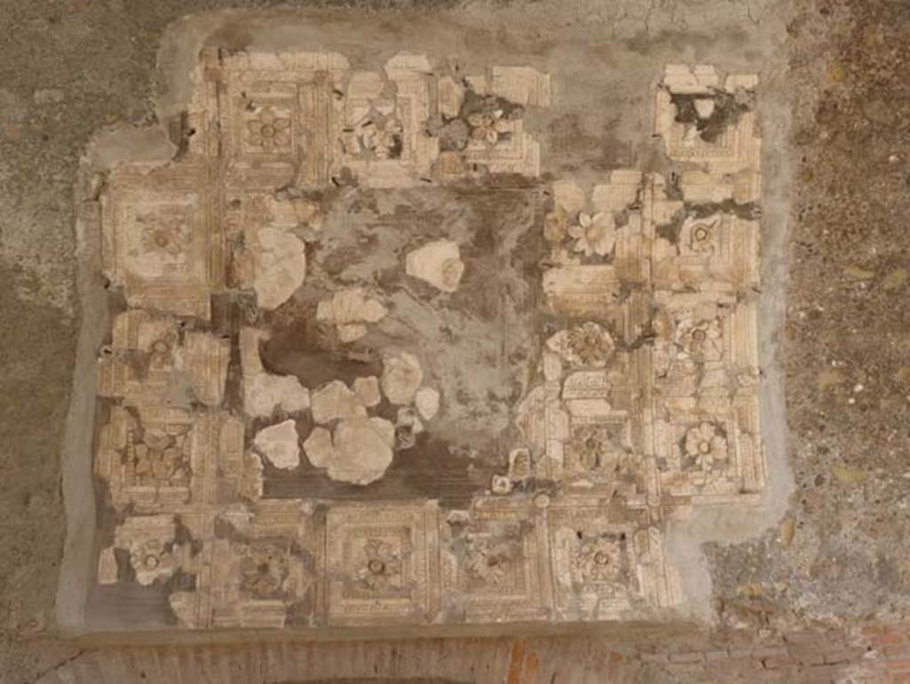 Herculaneum, June 2014. Looking north at ceiling of arch. Photo courtesy of Michael Binns.